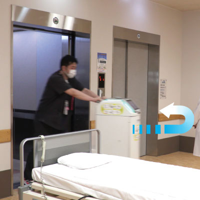 途中階での降車と自動復旧